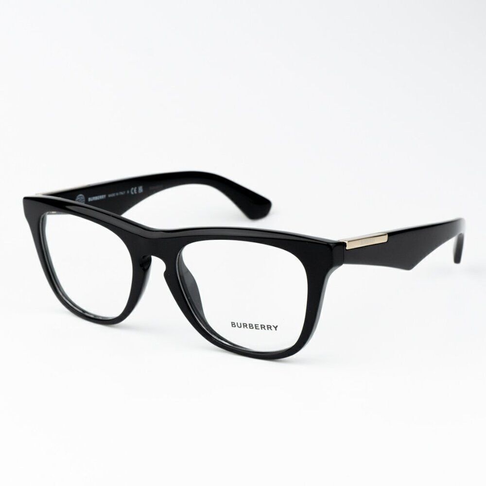 SALE! NEW Burberry BE2409 3001 Black Square Unisex Eyeglasses BE 2409